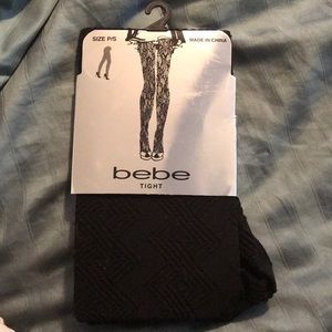 Bebe Beautiful designer tights.